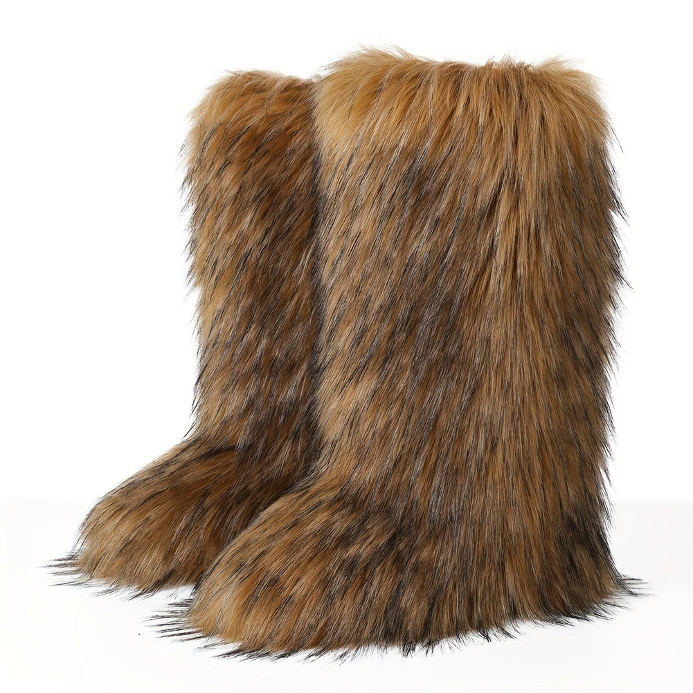 Women's Snow Boots – Plush Lined for Cold Weather – Sizes US 6–US 10 – Black option – view 4