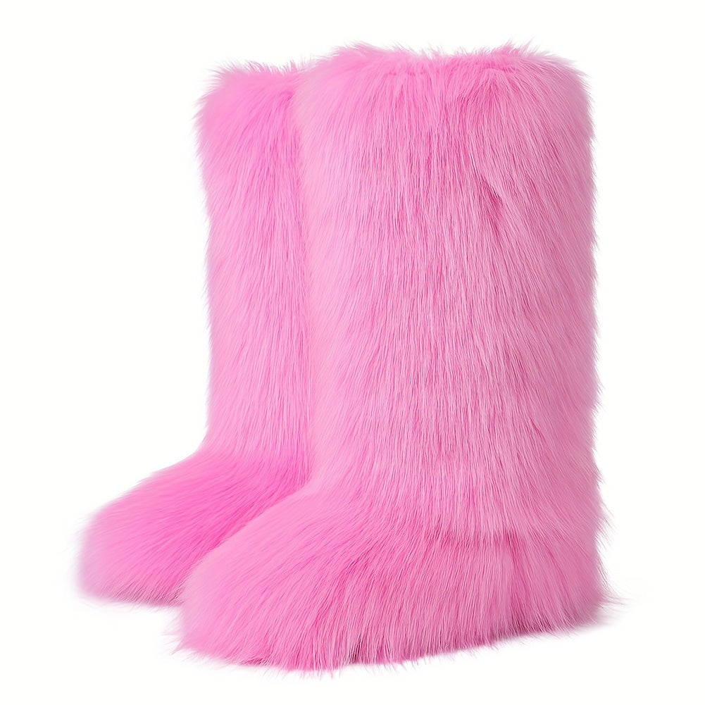 Women's Snow Boots – Plush Lined for Cold Weather – Sizes US 6–US 10 – Black option – view 6