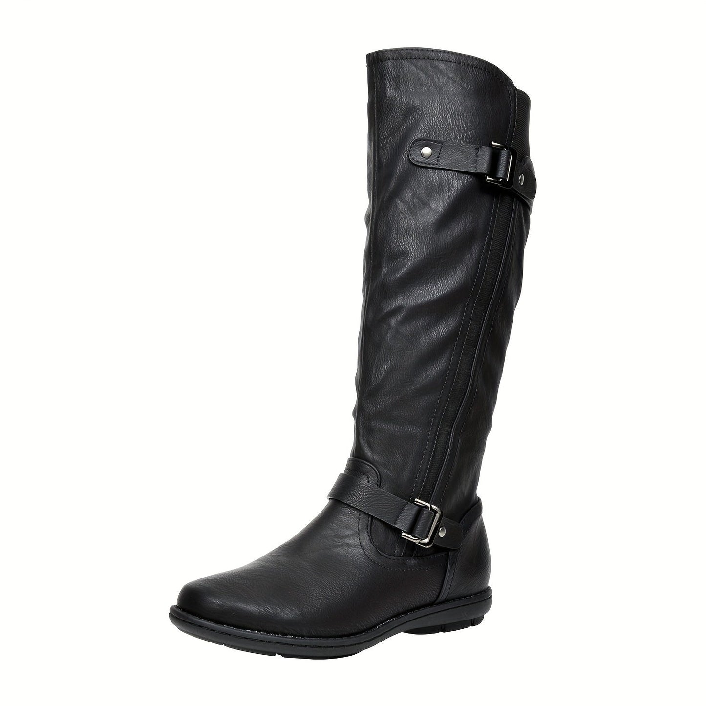 Women's Snow Boots – Plush Lined Platform for Cold Weather – Black option – view 3