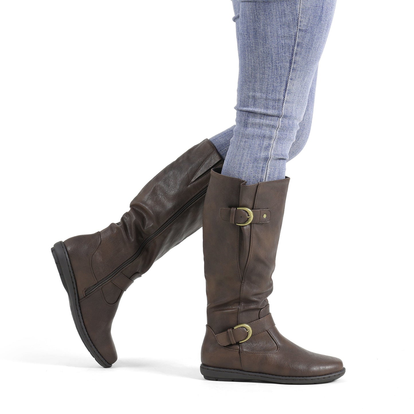 Women's Snow Boots - Plush Lined Platform Sole for Cold Weather - Signature Style – view 11