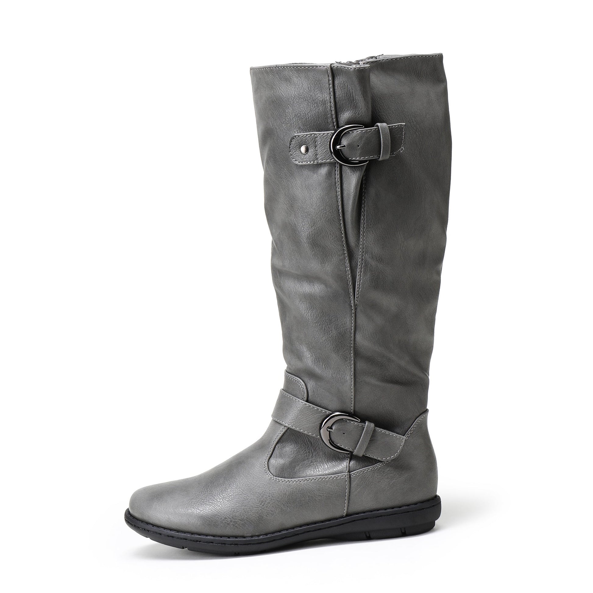 Women's Snow Boots - Plush Lined Slip-On for Cold Weather – Black – view 11
