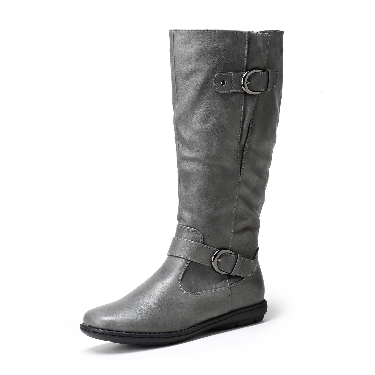 Women's Snow Boots - Plush Lined Slip-On for Cold Weather – Black – Black option – view 10