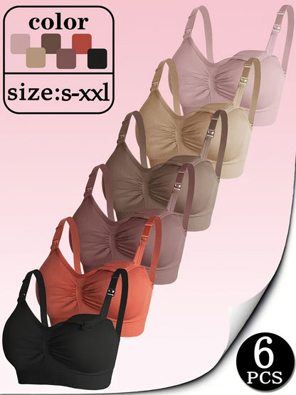 Women's Soft Support Bra - 6-Pack Everyday Support detail view