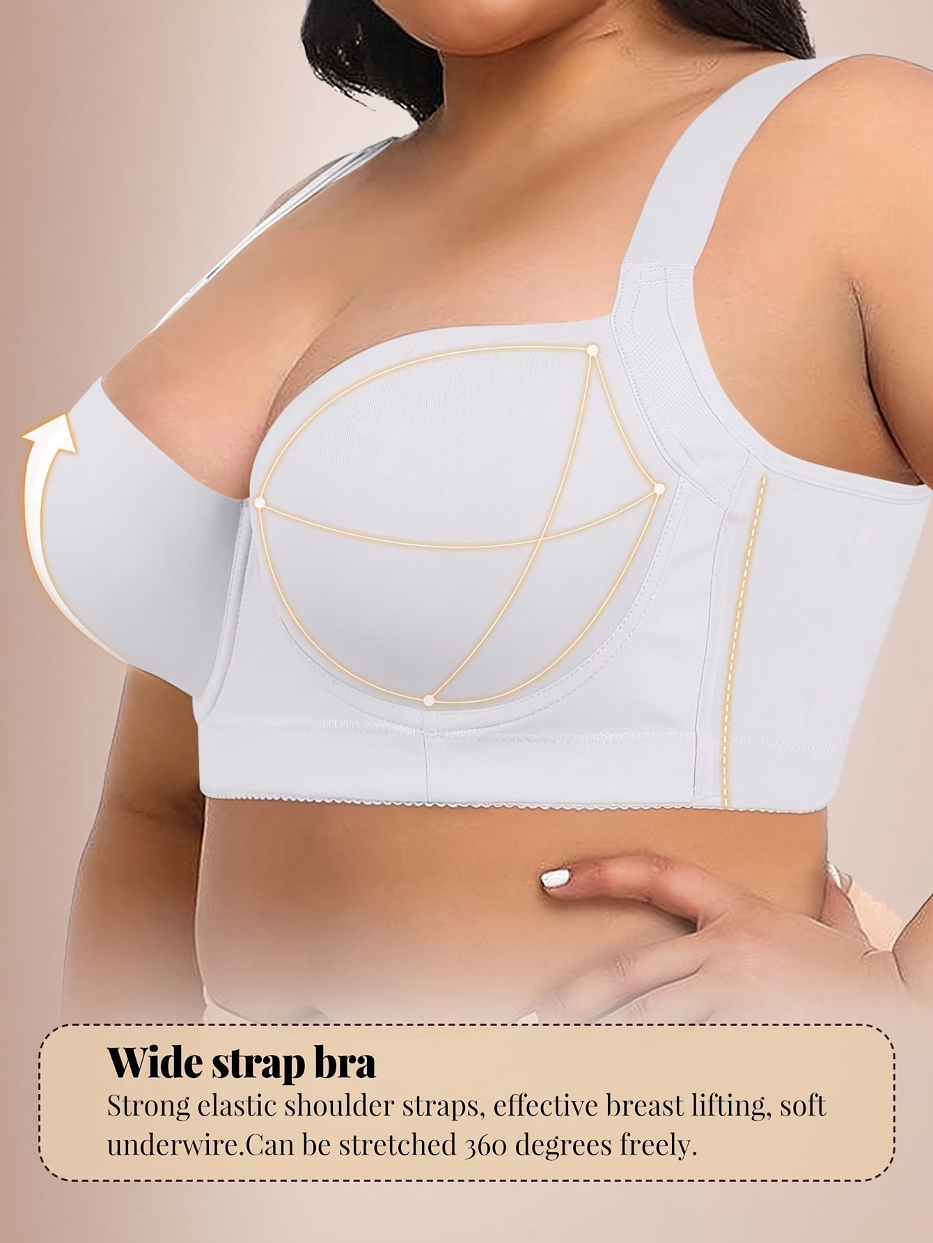 Women's Soft Support Bra - Everyday Support detail view