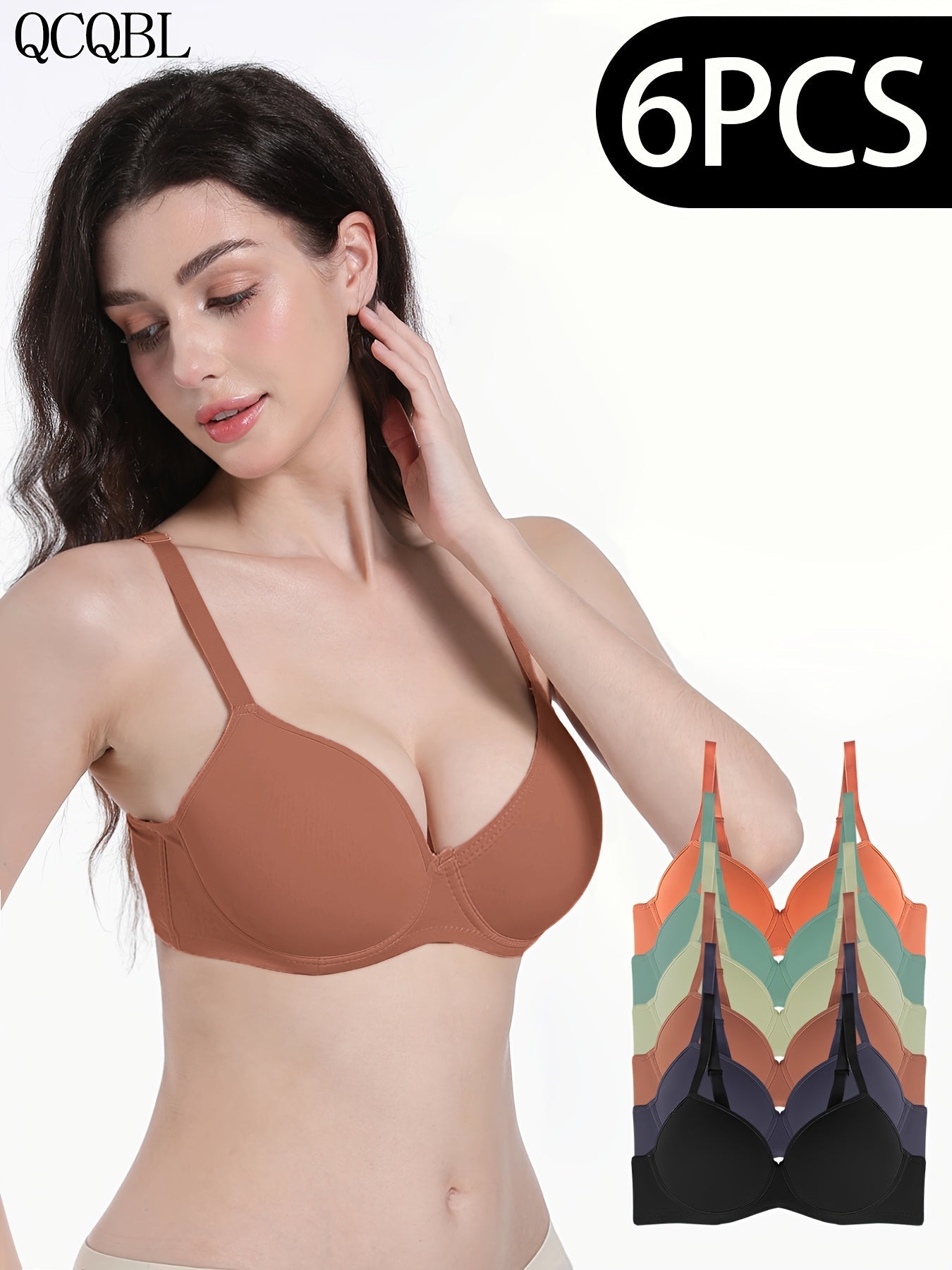 Women's Soft Support Bra - Seamless, Soft Support – view 2