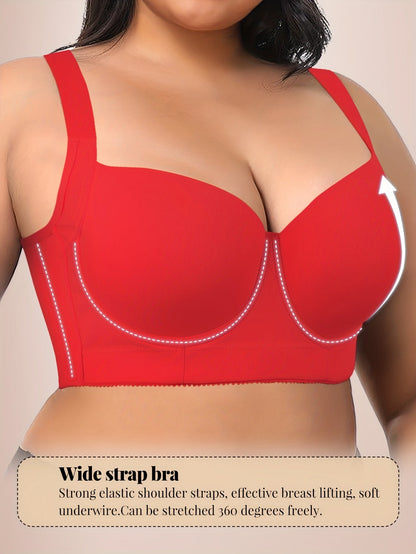 Women's Soft Support Bra - Seamless, Soft Support - Beige Color detail view