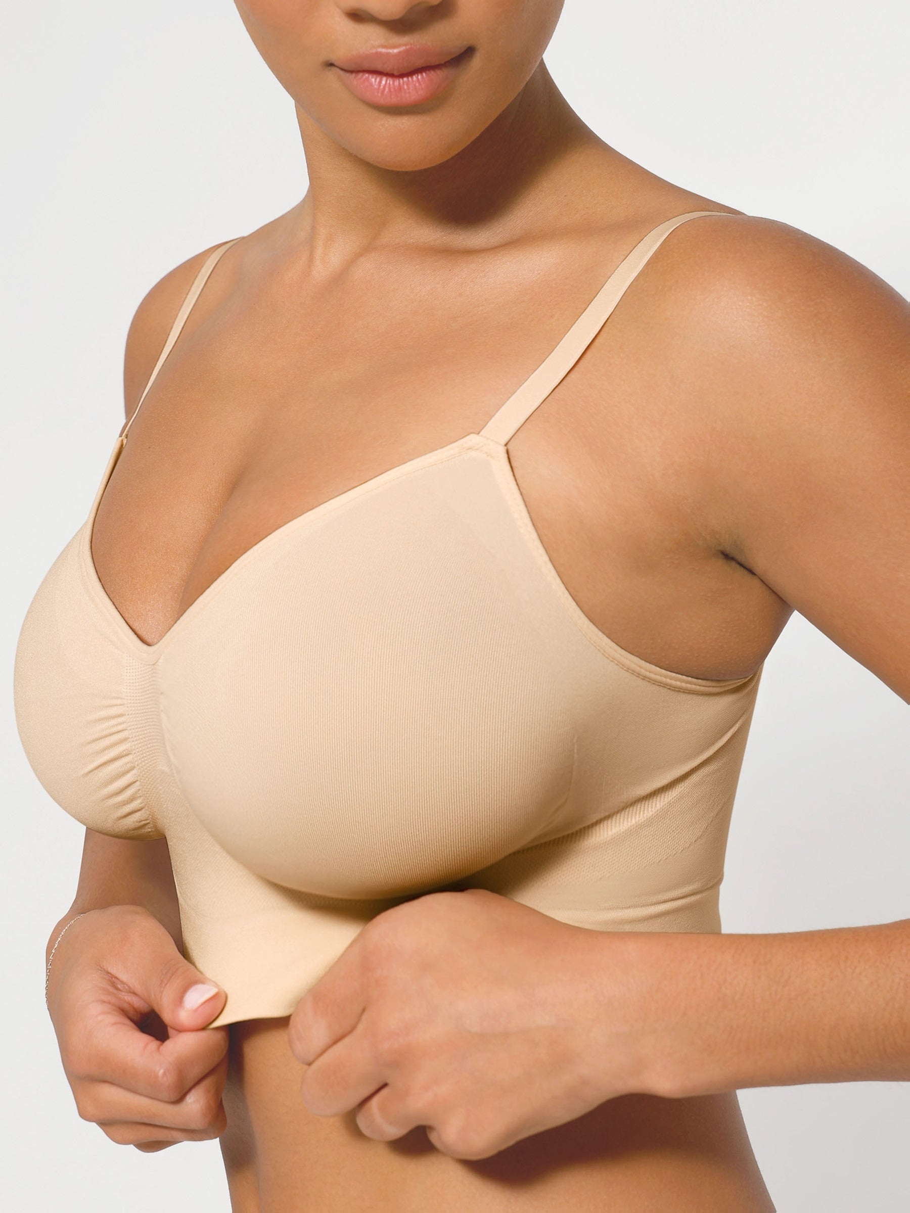 Women's Soft Support Bra - Seamless, Soft Support - Black – view 6