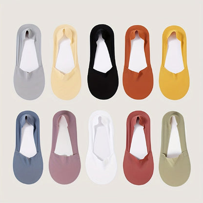 Women's Solid Color Ankle Socks - 10-Pair Pack – view 3