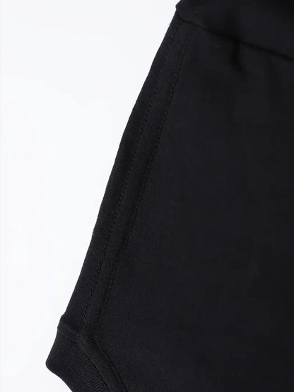 Women's Solid Color Blouse - Regular Fit – Black detail view