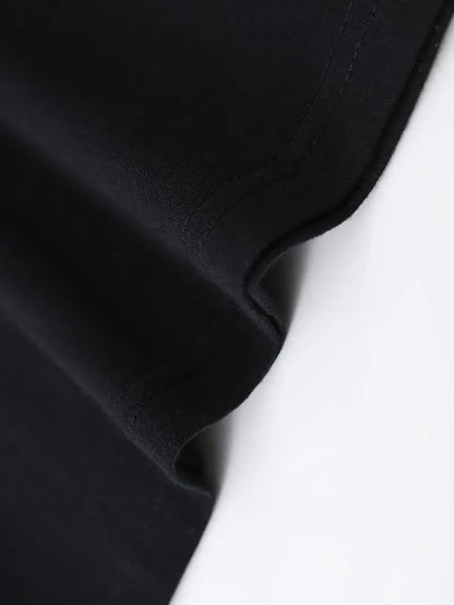 Women's Solid Color Blouse - Regular Fit – Black detail view