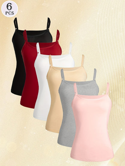 Women's Solid Color Camisole - Short Sleeve – main product image