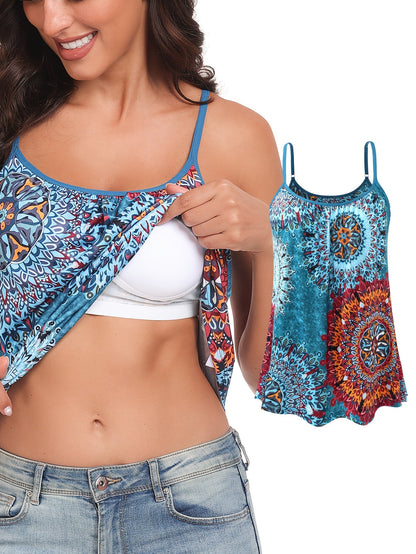 Women's Solid Color Camisole - Sleeveless – 4-Color Selection – view 12