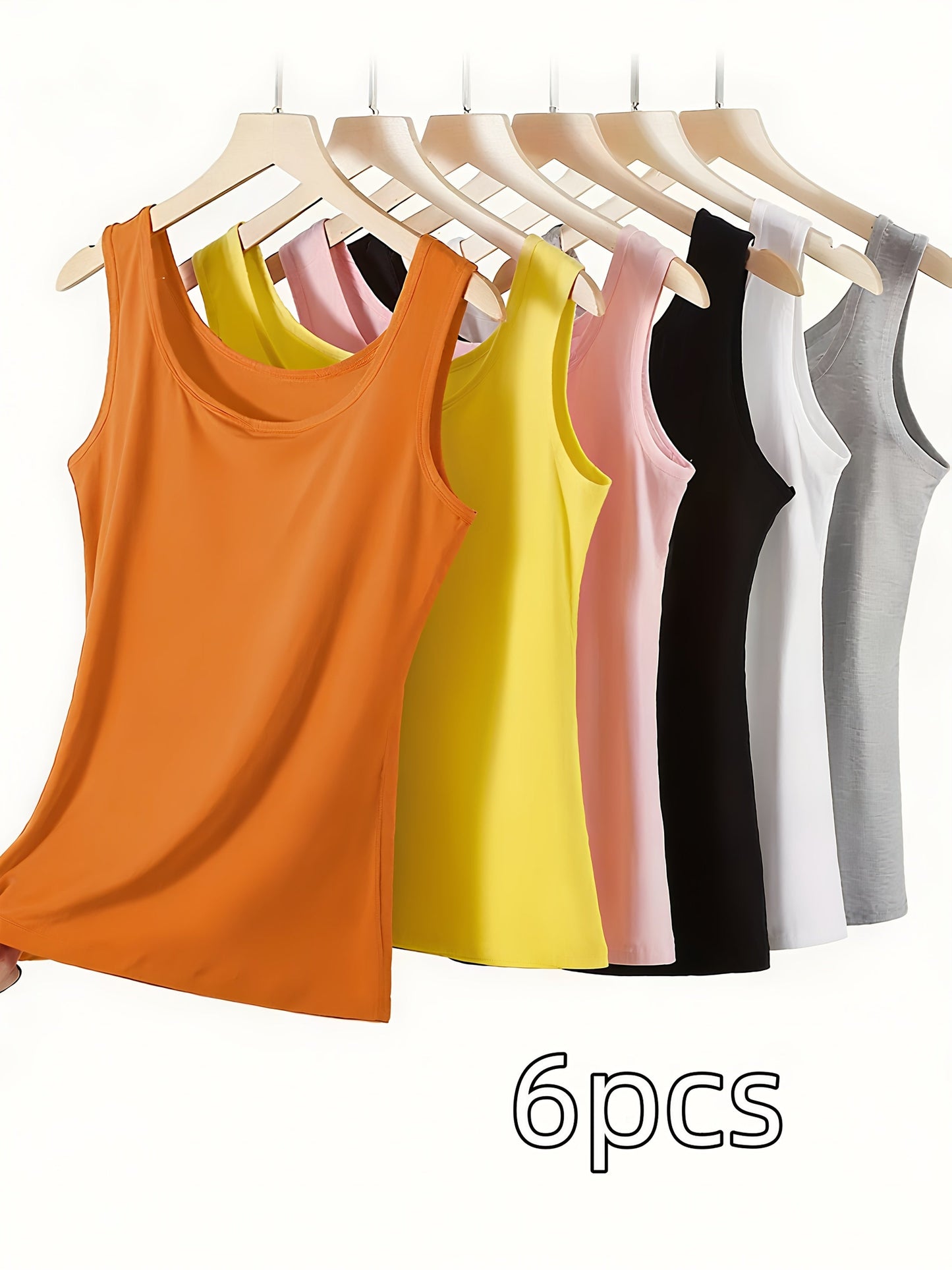 Women's Solid Color Camisole - Sleeveless – Mixed colors Viscose – main product image