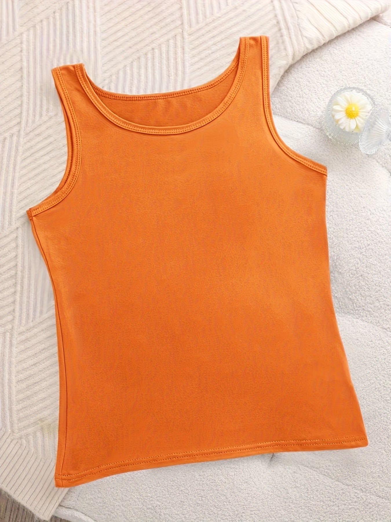 Women's Solid Color Camisole - Sleeveless – Mixed colors Viscose – view 5