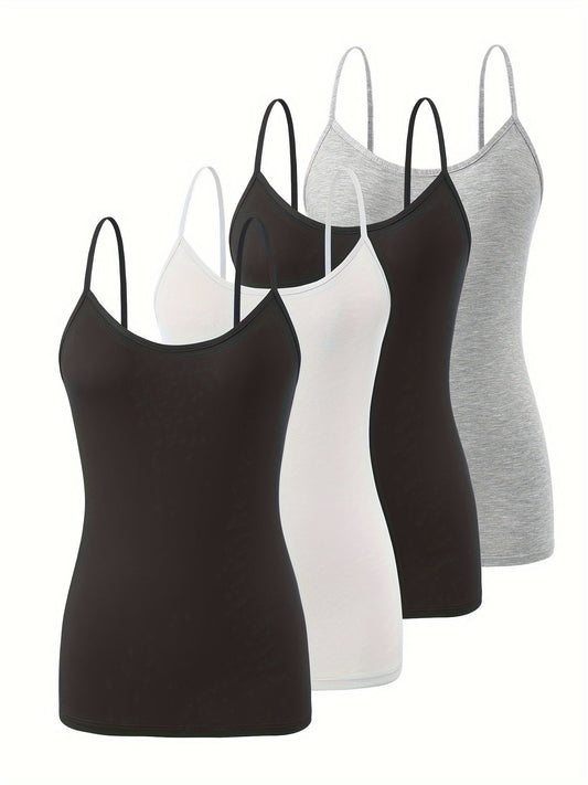 Women's Solid Color Camisole - Sleeveless – Sizes M–XL – main product image