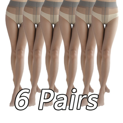 Women's Solid Color Pantyhose - 6-Piece Pack – view 2