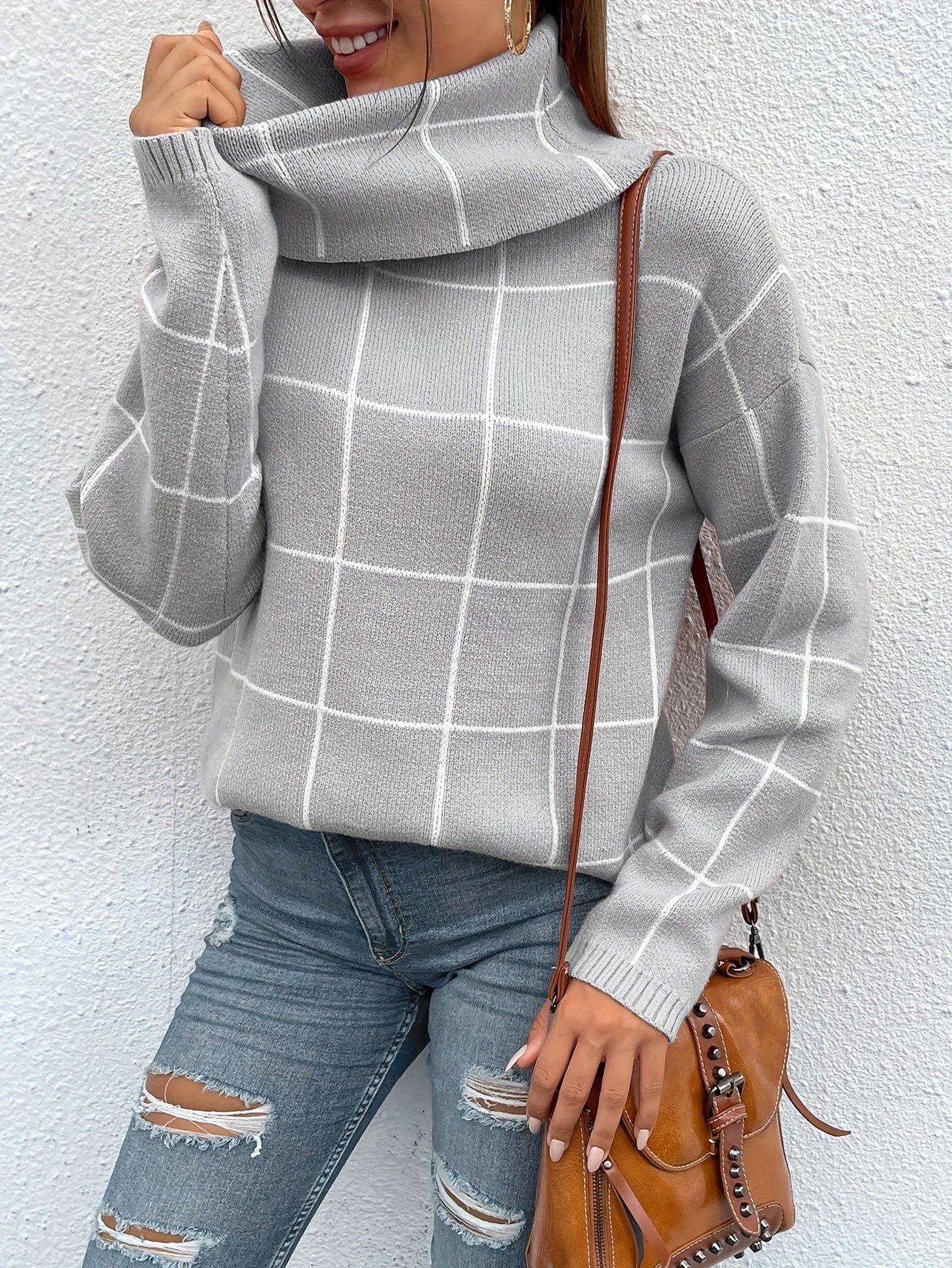 Women's Solid Color Shirt - Long Sleeve – White – main product image