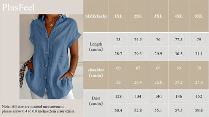 Women's Solid Color Shirt - Short Sleeve – Royal Blue detail view