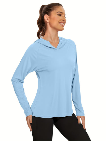 Women's Solid Color T-Shirt - Long Sleeve – 20-Variant Selection detail view