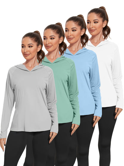 Women's Solid Color T-Shirt - Long Sleeve – 20-Variant Selection detail view