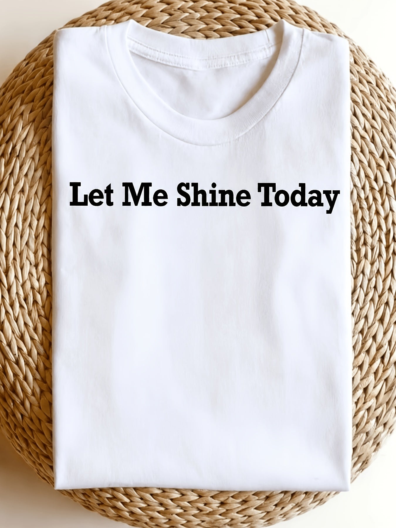 Women's Solid Color T-Shirt - Regular Fit – 3-Color Selection detail view