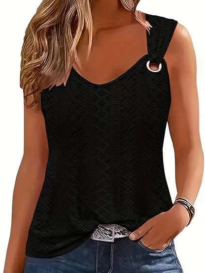 Women's Solid Color T-Shirt - Relaxed Fit – 5-Color Selection detail view