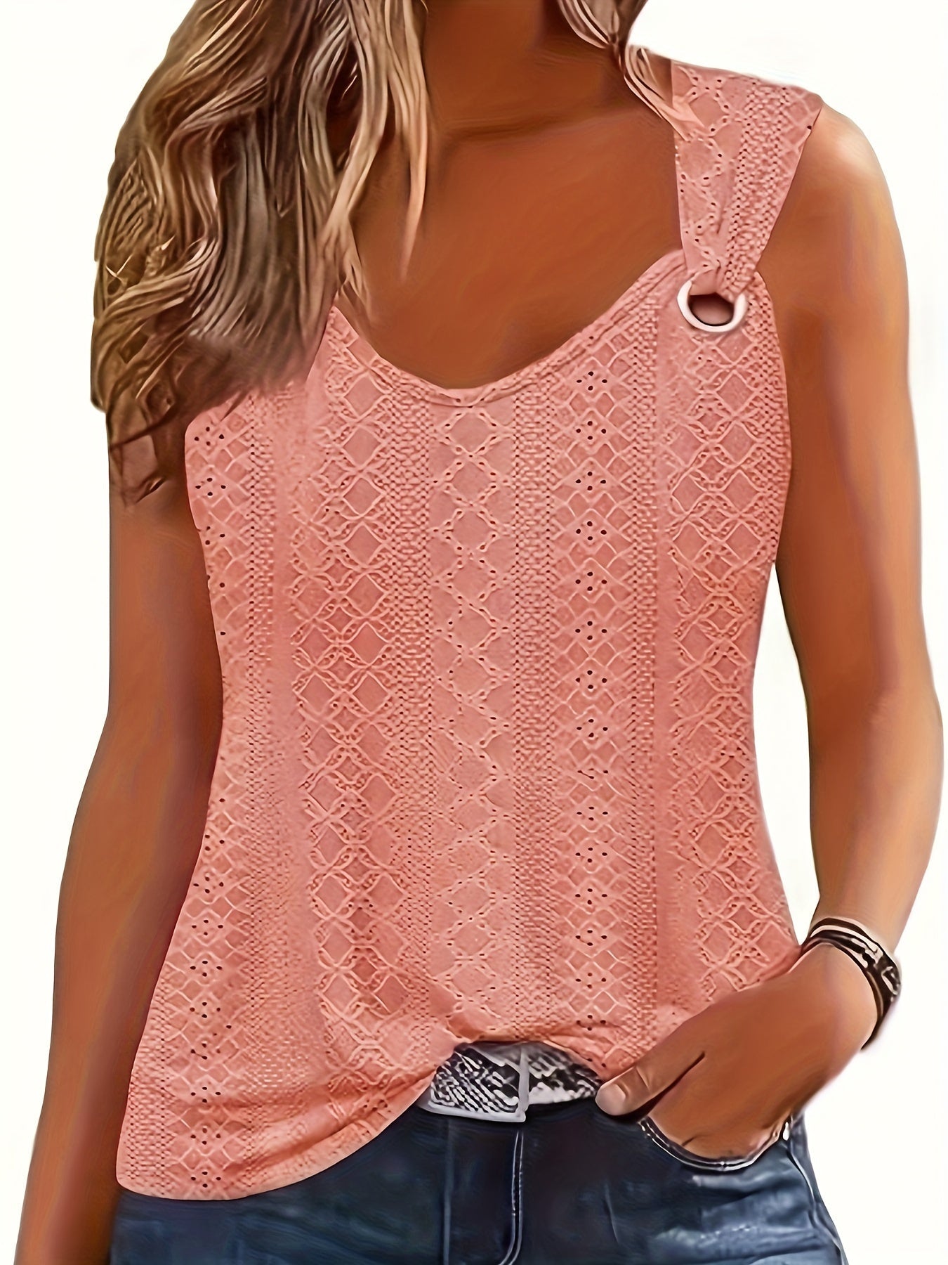 Women's Solid Color T-Shirt - Relaxed Fit – 5-Color Selection detail view