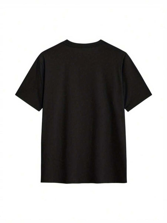 Women's Solid Color T-Shirt - Short Sleeve – Black – main product image