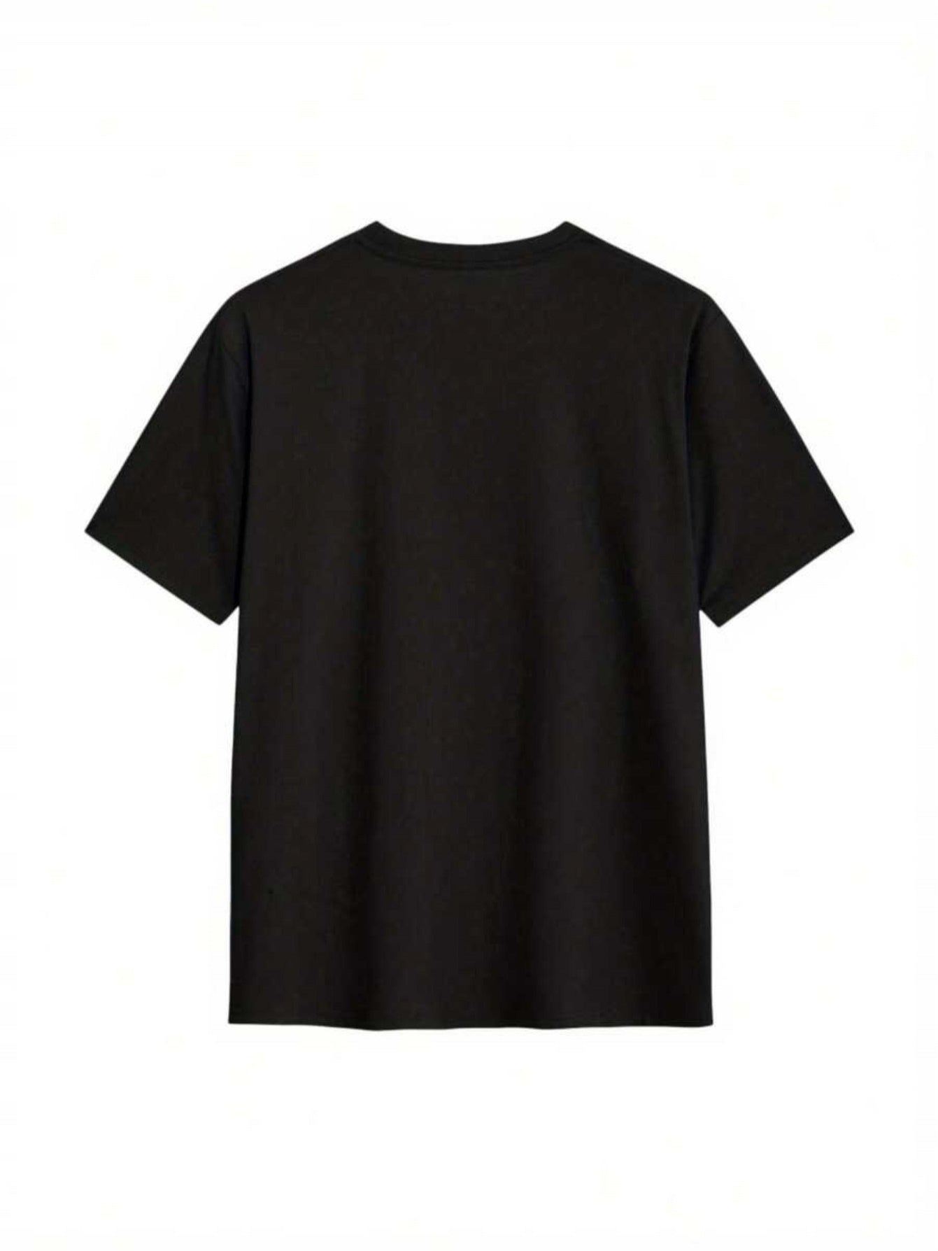 Women's Solid Color T-Shirt - Short Sleeve – Black – view 4