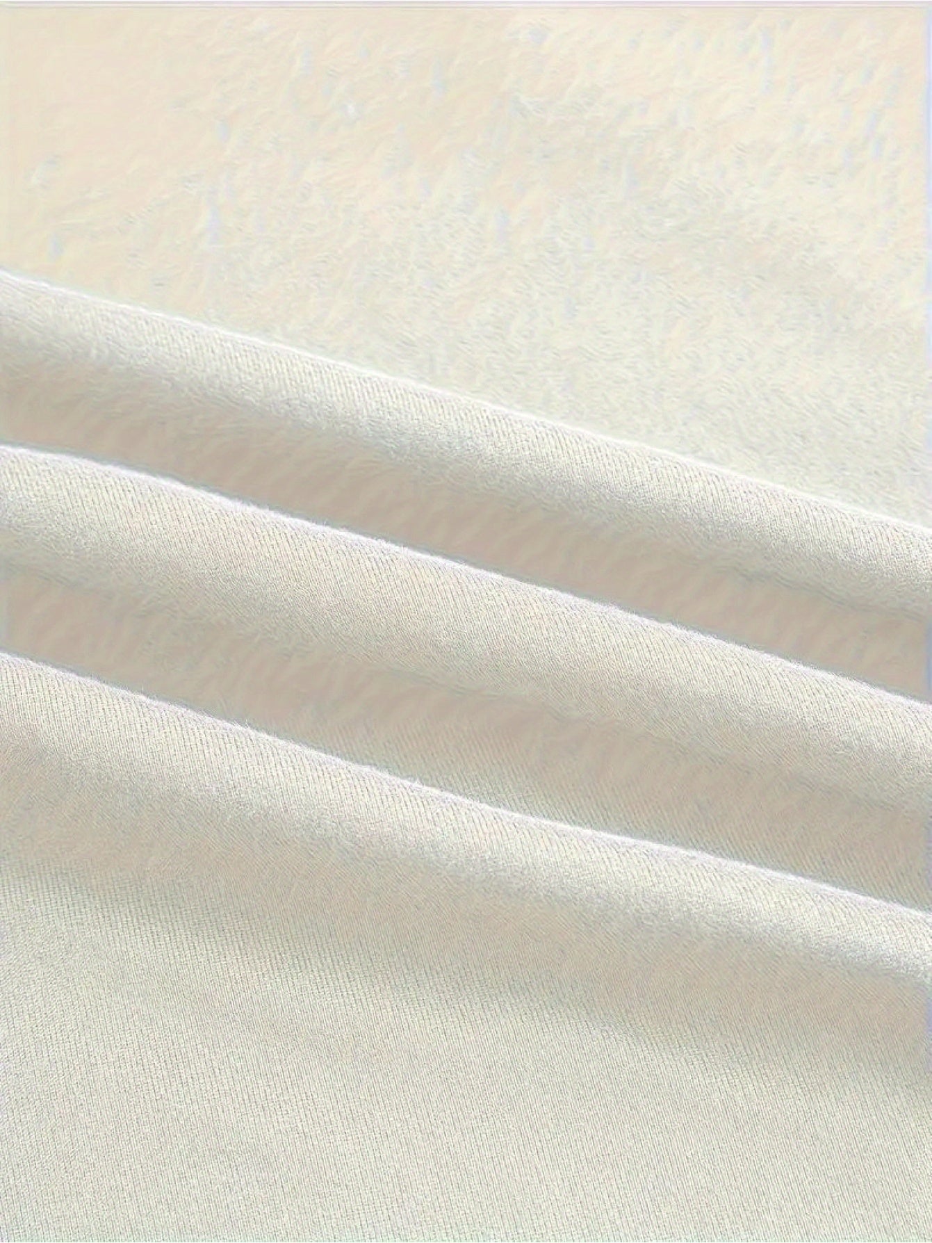 Women's Solid Color T-Shirt - Turtleneck Long Sleeve detail view