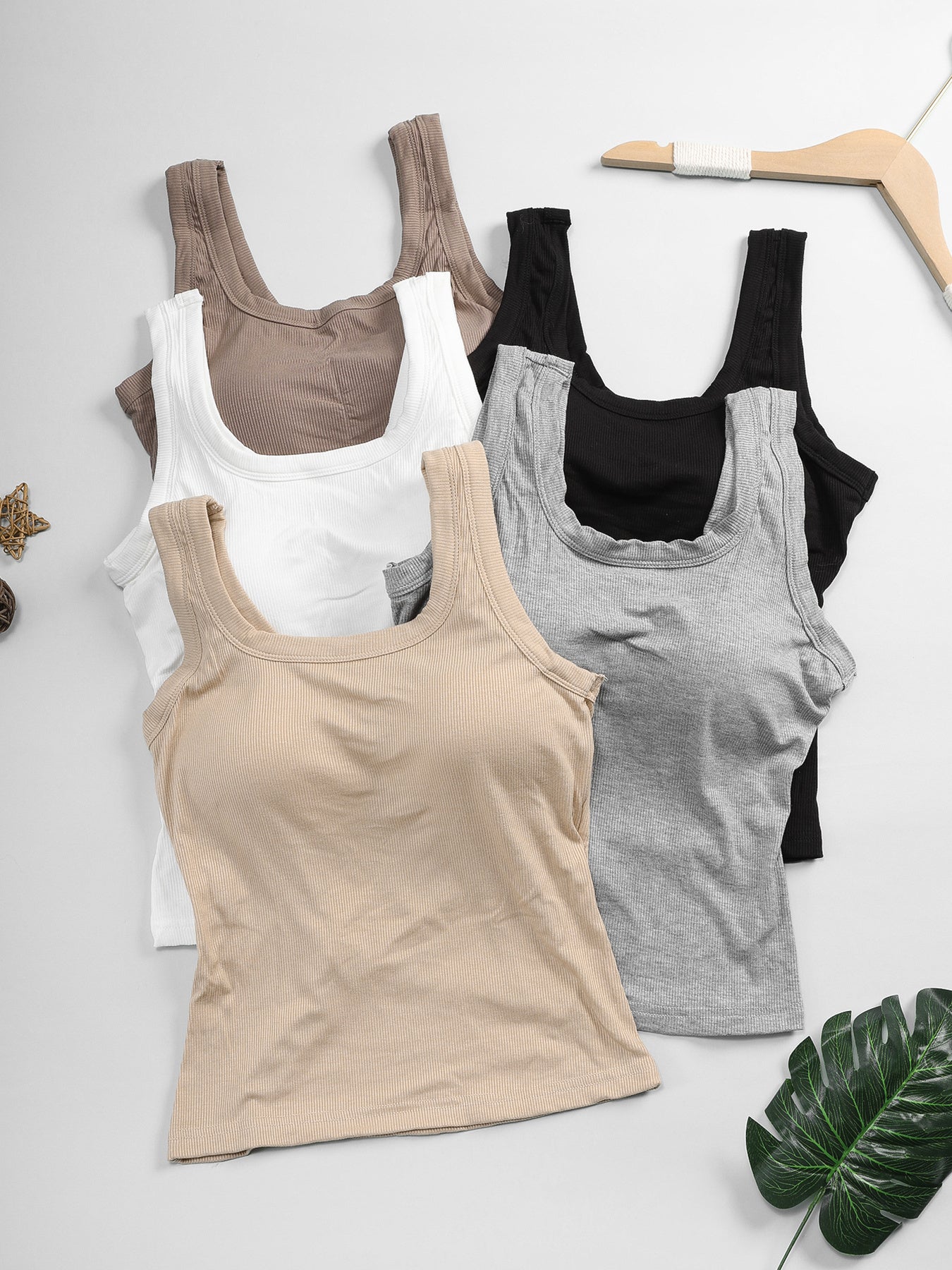 Women's Solid Color Tank Top - Classic Neck Sleeveless – Sizes S–XL – view 7