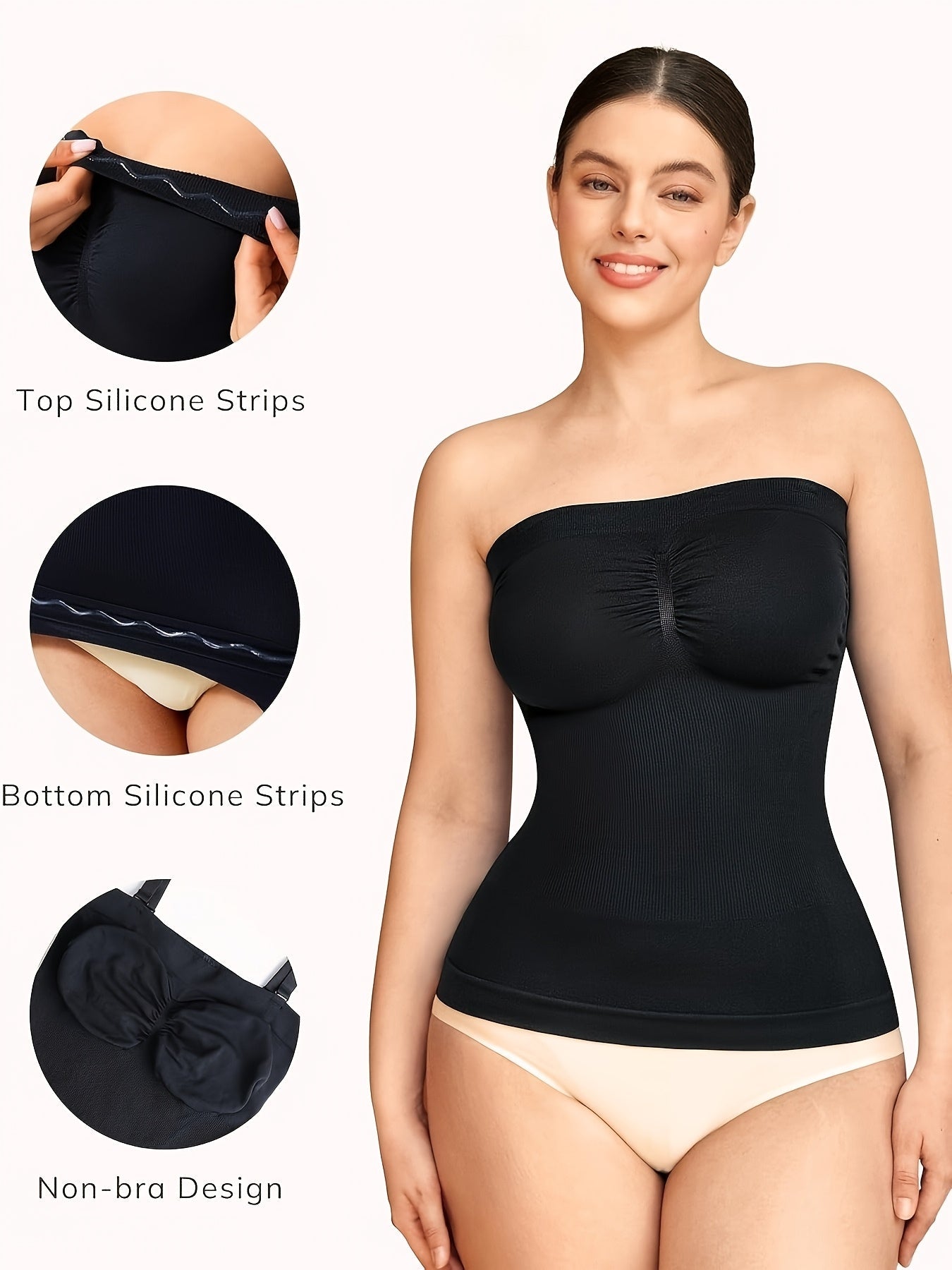 Women's Solid Color Tank Top - Sleeveless – 3-Color Selection – view 3