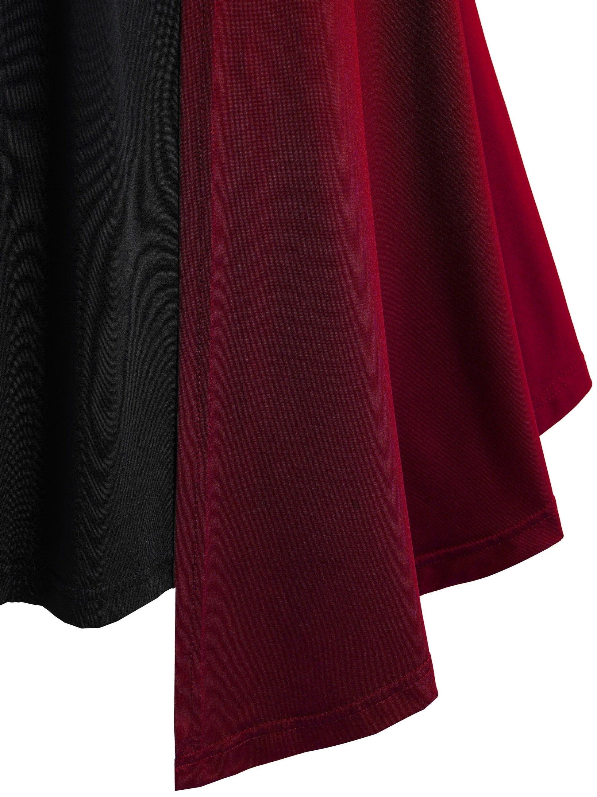 Women's Solid V-Neck Casual Dress – Long Sleeve detail view