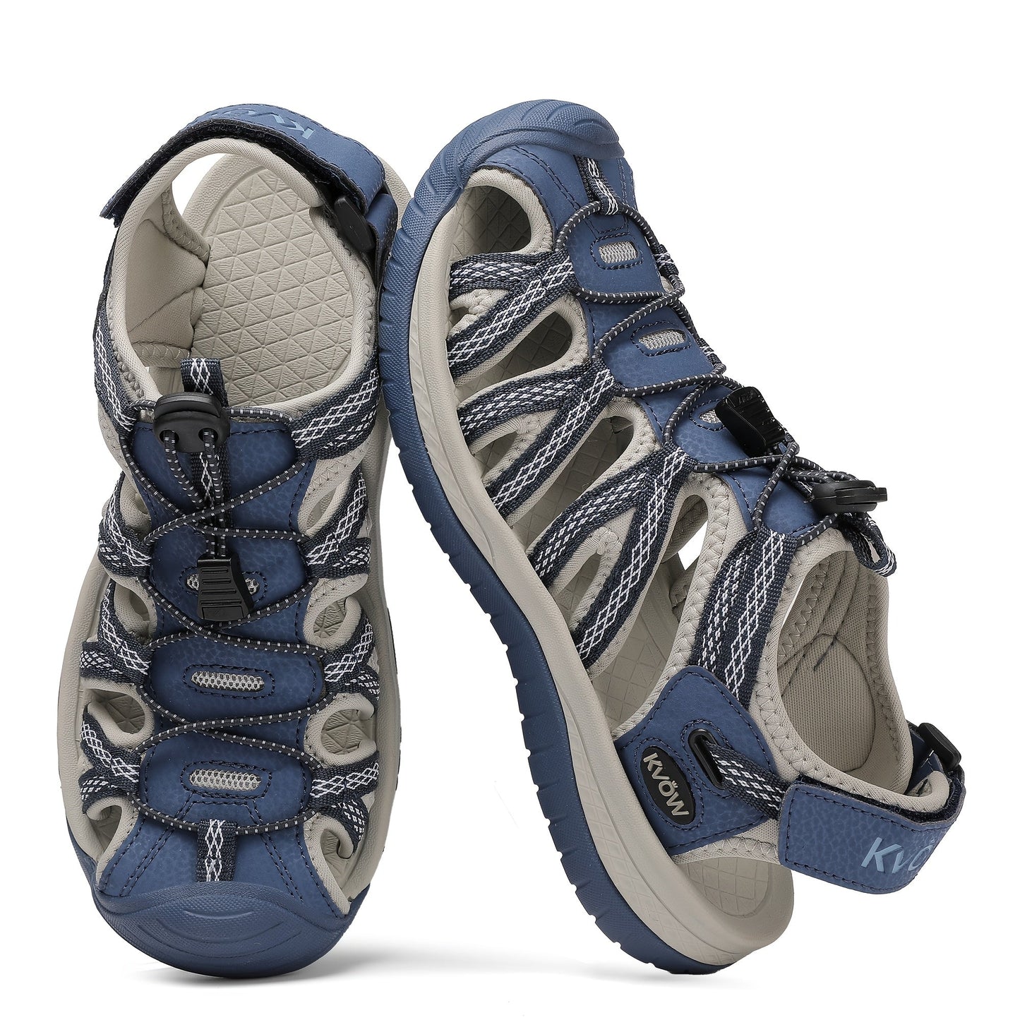Women's Sport Sandals - Cushioned Comfort Lightweight for Outdoor & – Black option – view 4