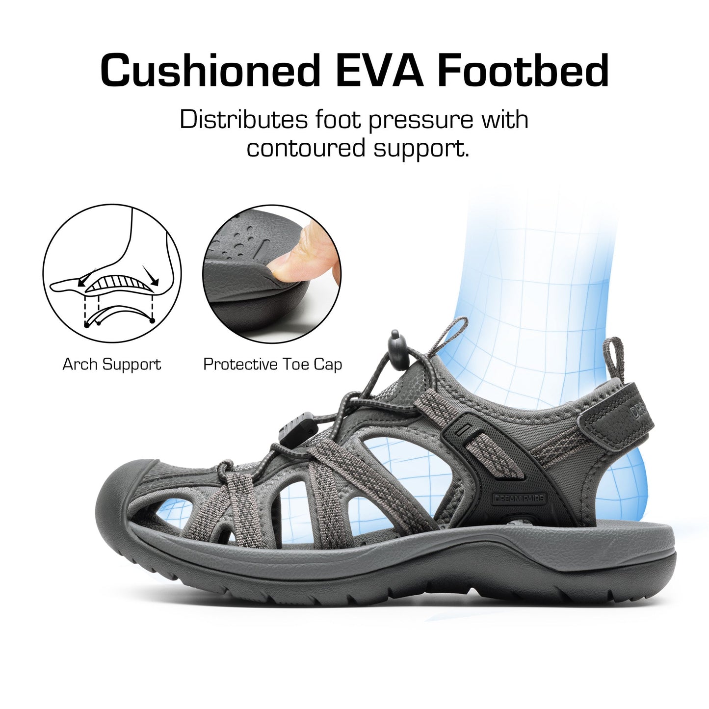 Women's Sport Sandals – Quick Dry Non-Slip Sole for Outdoor & – view 6