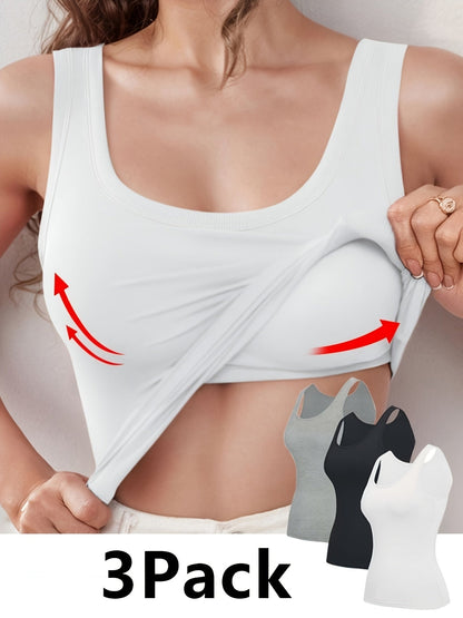 Women's Sports Bra - 3-Pack Padded, Everyday Support – view 17