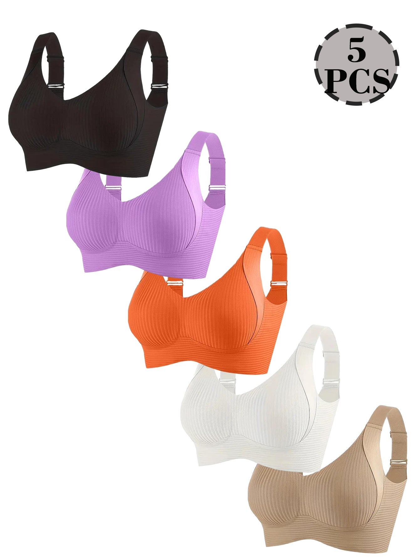 Women's Sports Bra - 5-Pack Light Support – view 22