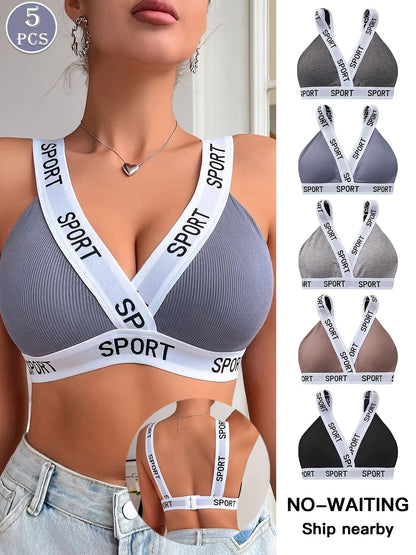 Women's Sports Bra - 5-Pack Medium Support – main product image