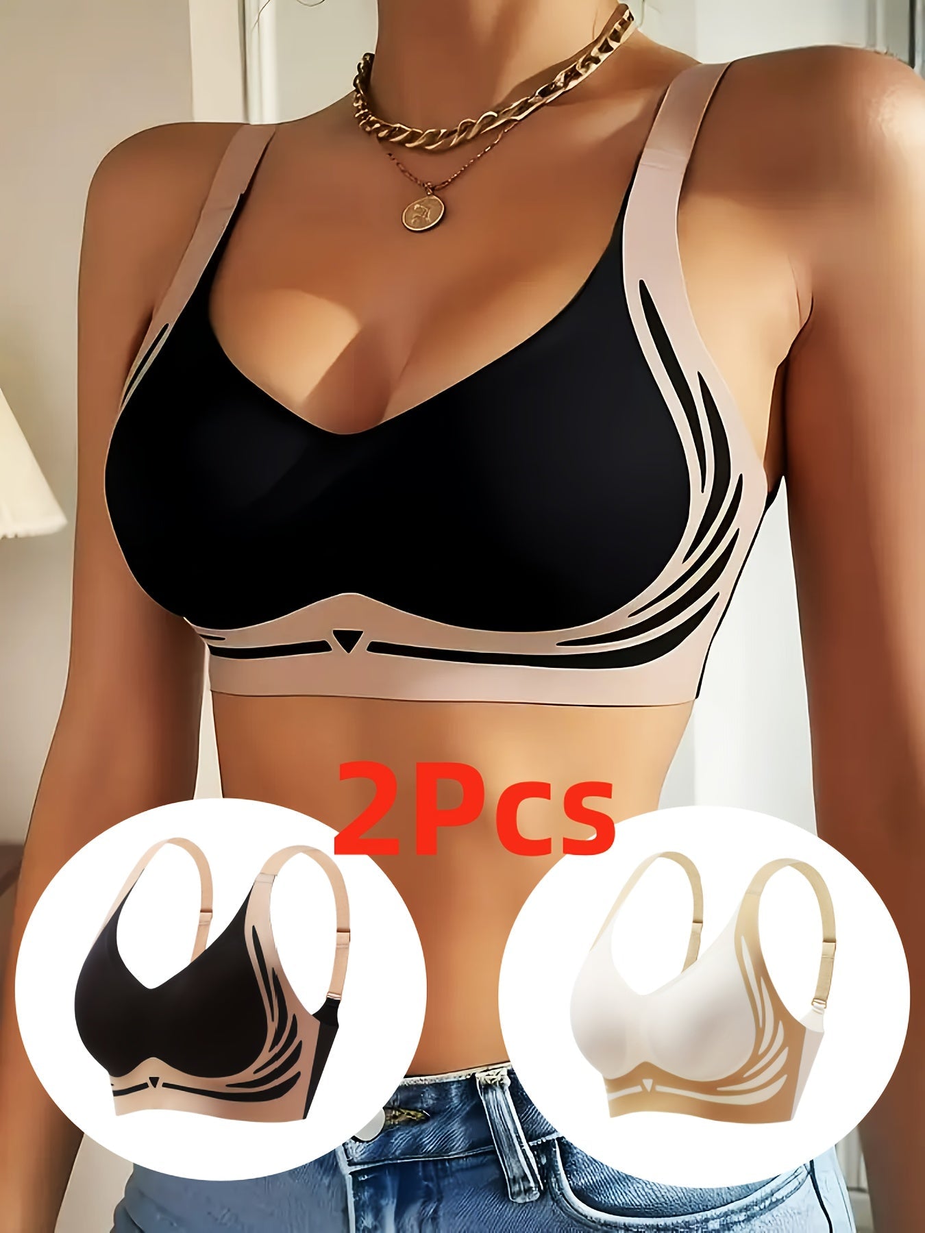 Women's Sports Bra - Fixed Padding, Medium Support – main product image