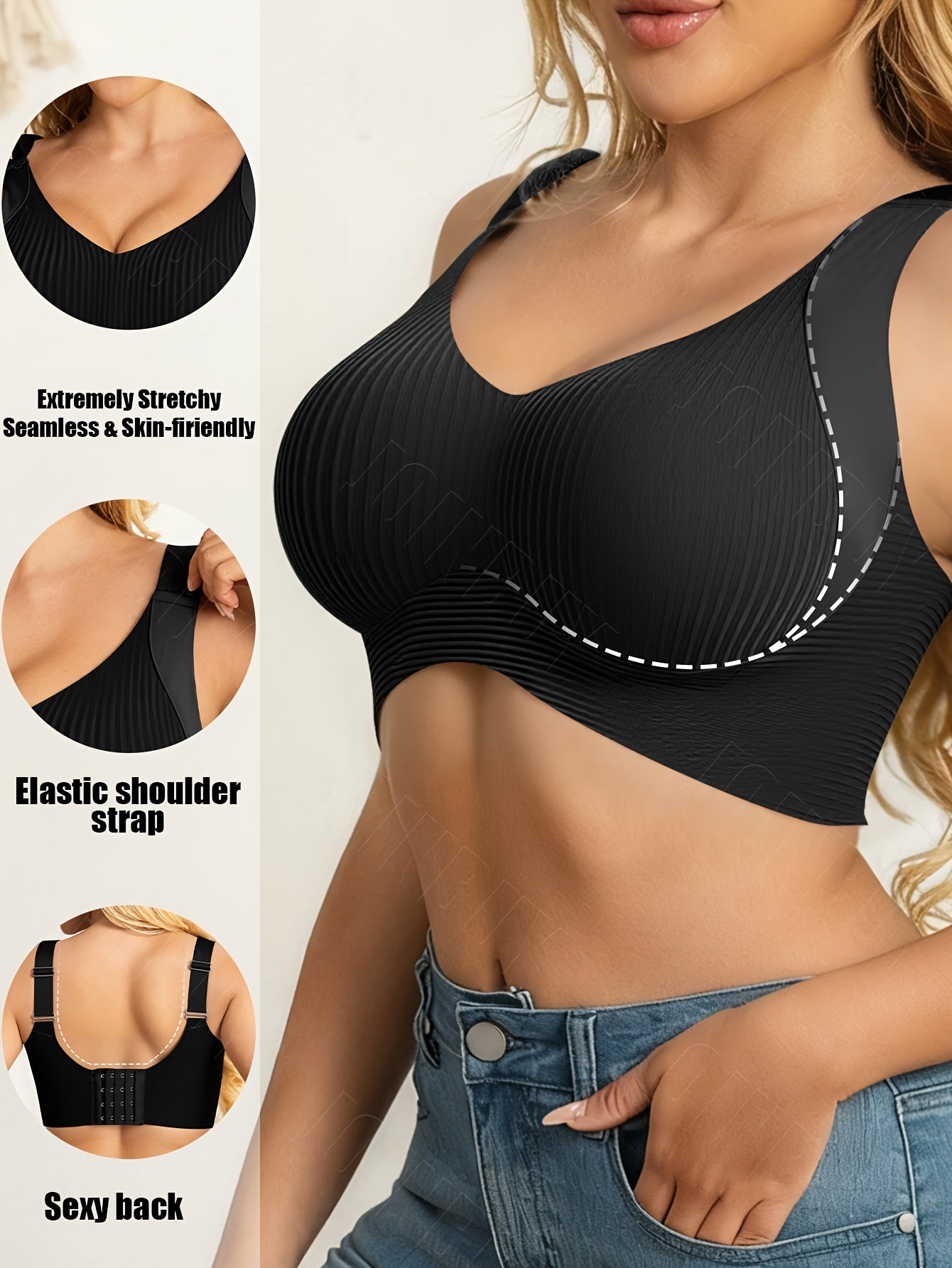 Women's Sports Bra - Removable Pads, Everyday Support detail view