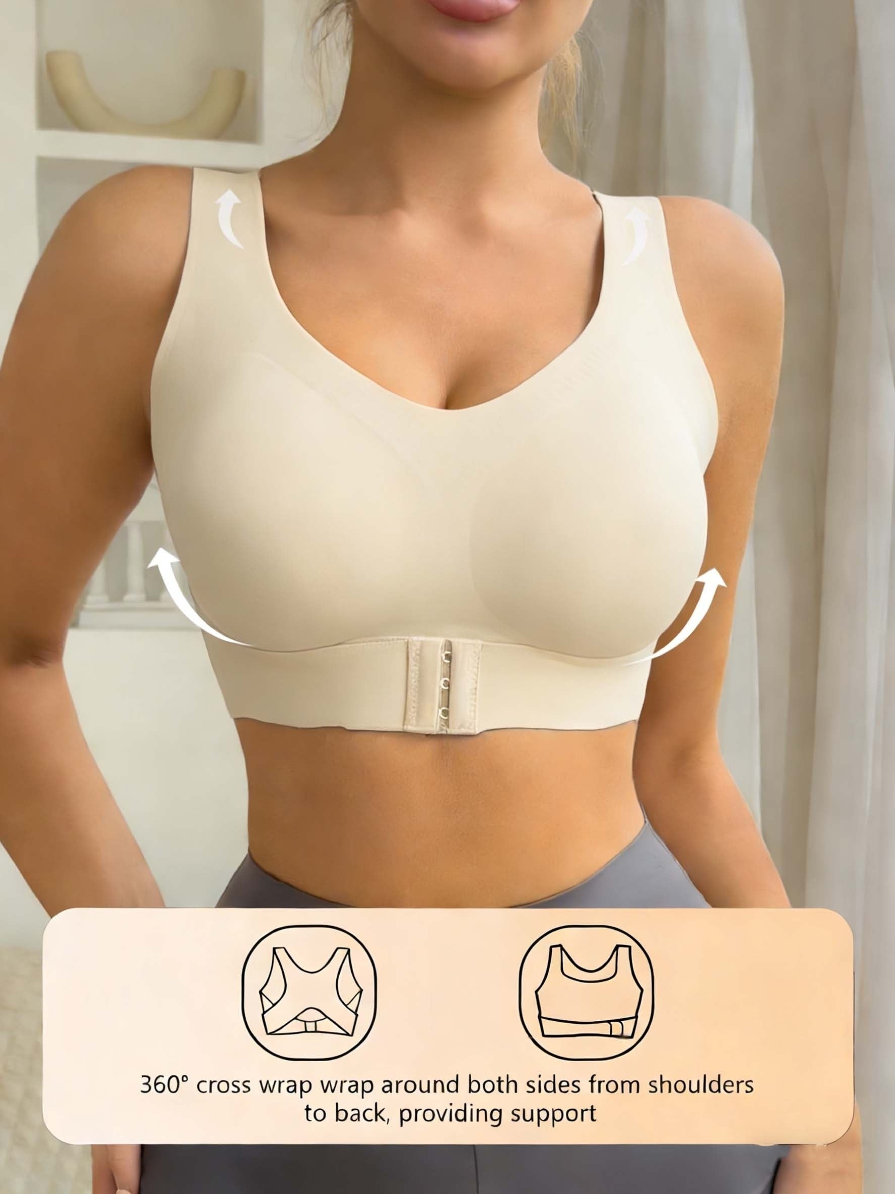 Women's Sports Bra - Removable Pads, Medium Support – view 3