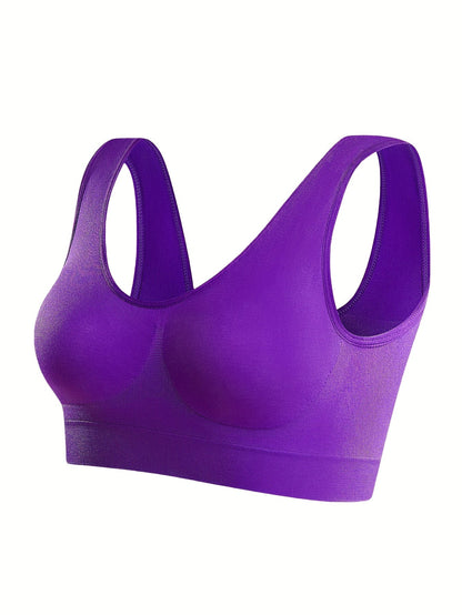 Women's Sports Bra - Seamless, Soft Support - Mix Color 7P – view 6