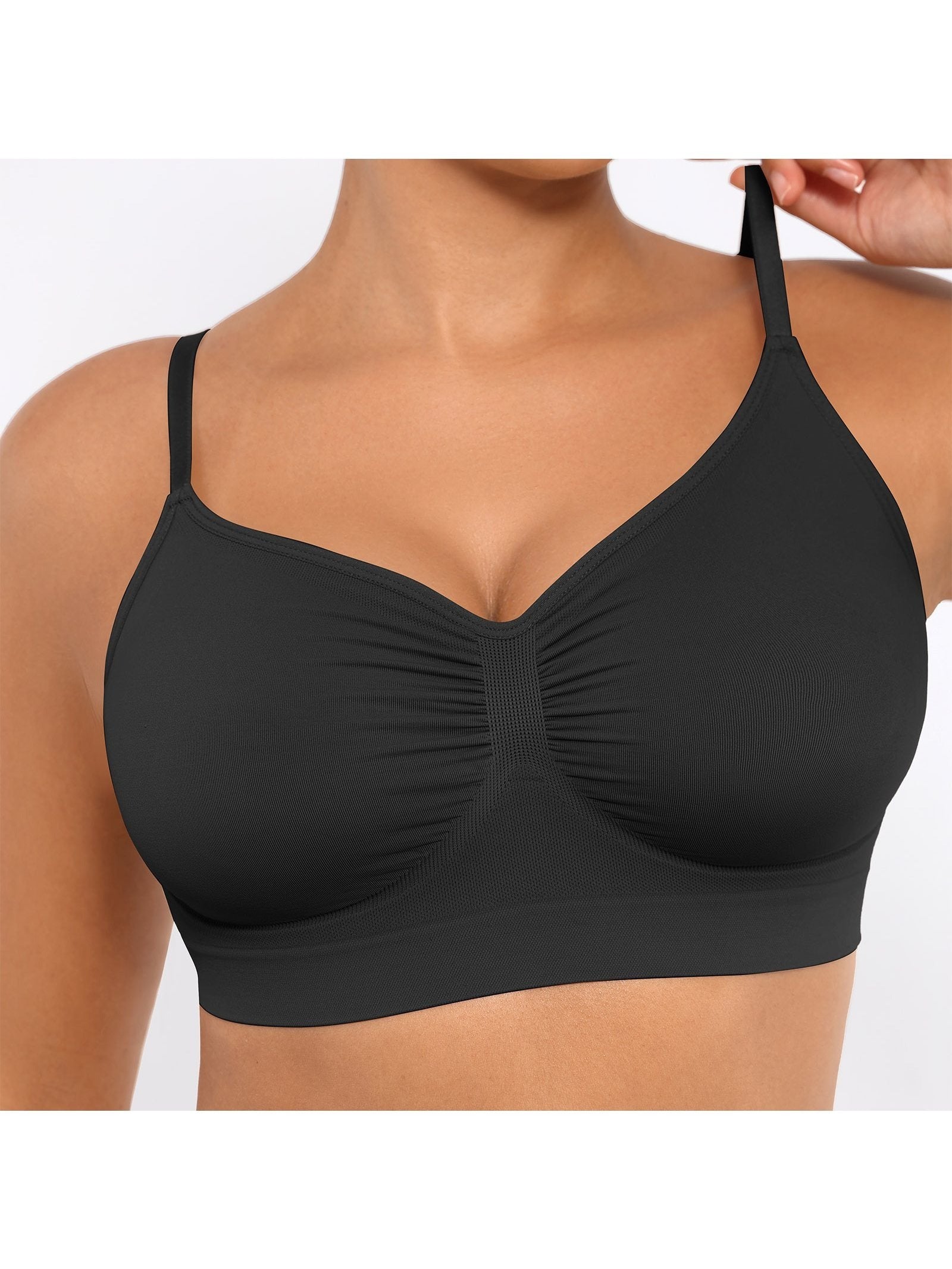 Women's Sports Bra - Seamless, Wireless detail view