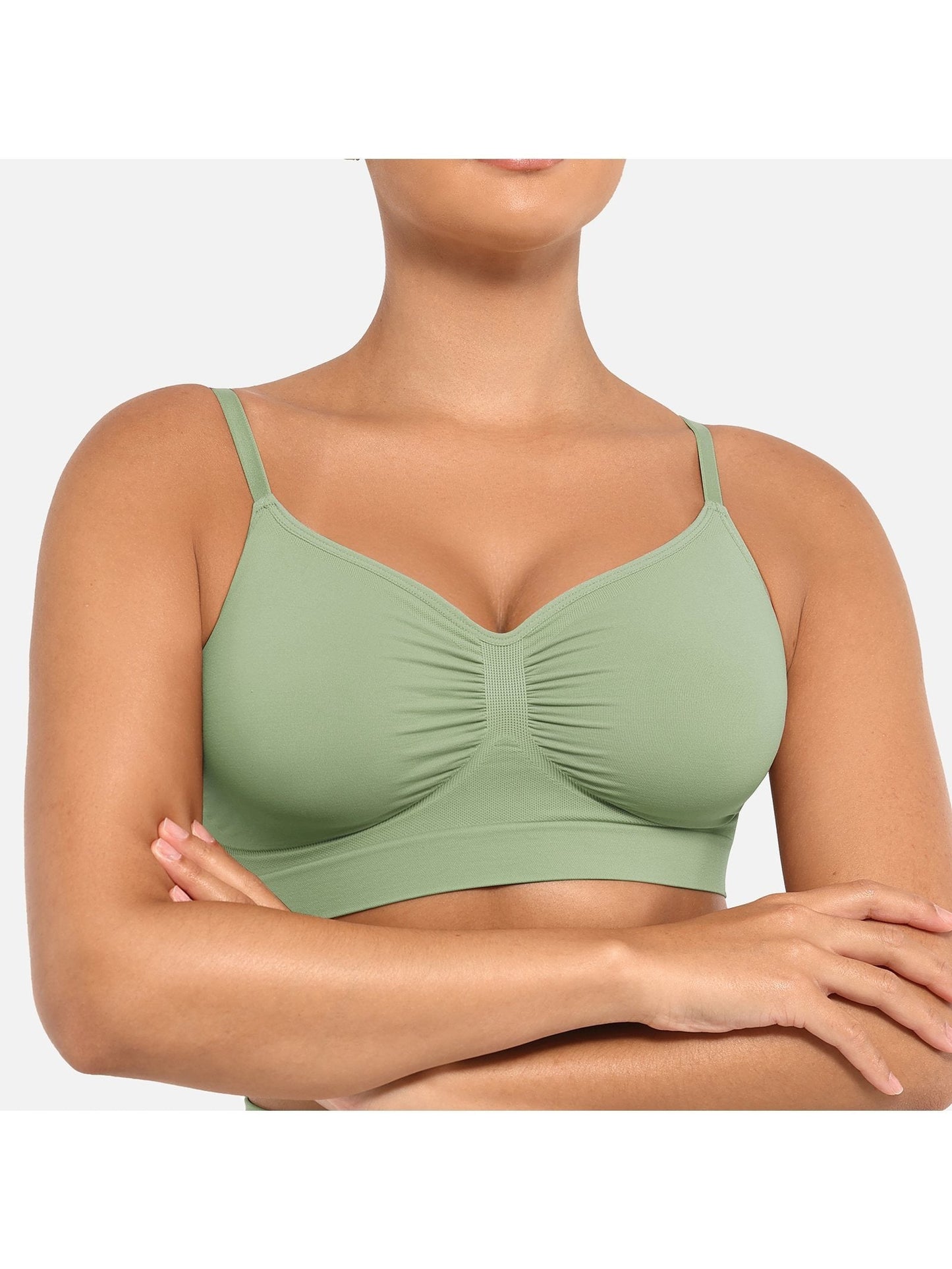 Women's Sports Bra - Seamless, Wireless detail view