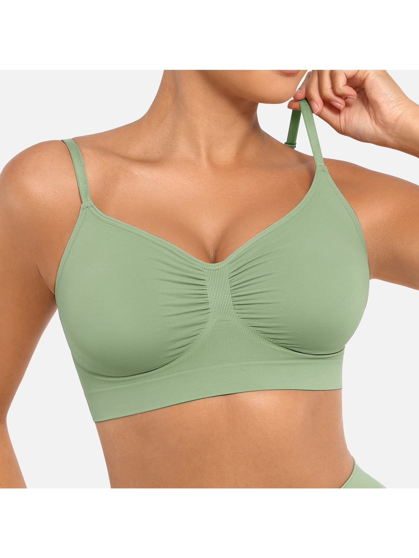 Women's Sports Bra - Seamless, Wireless detail view