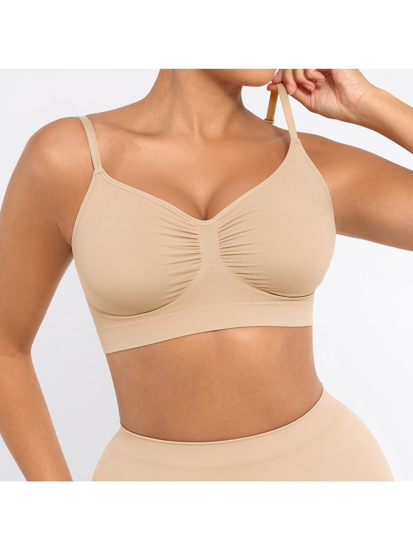 Women's Sports Bra - Seamless, Wireless detail view