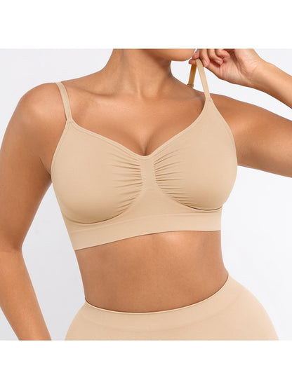 Women's Sports Bra - Seamless, Wireless detail view