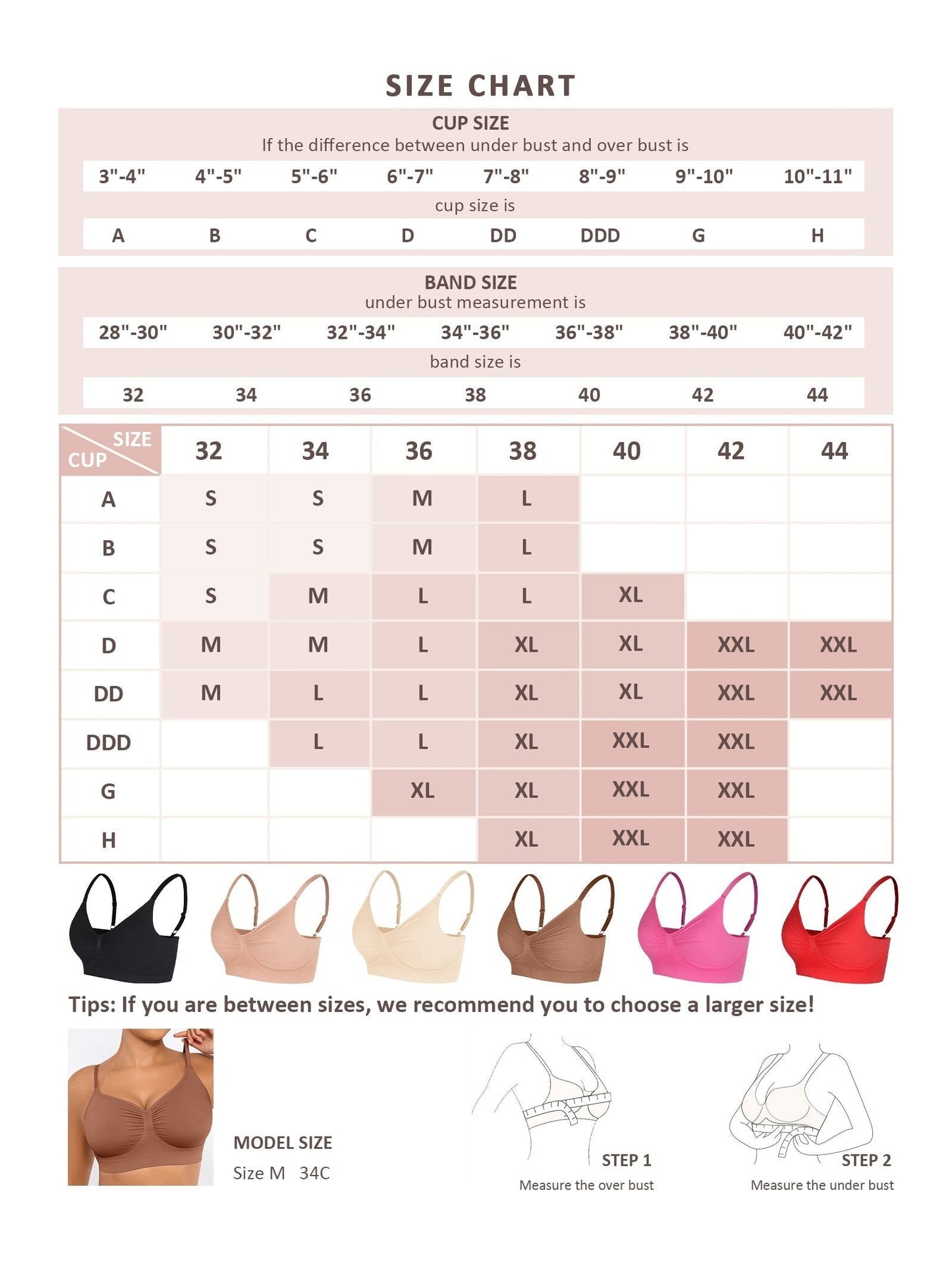 Women's Sports Bra - Seamless, Wireless detail view