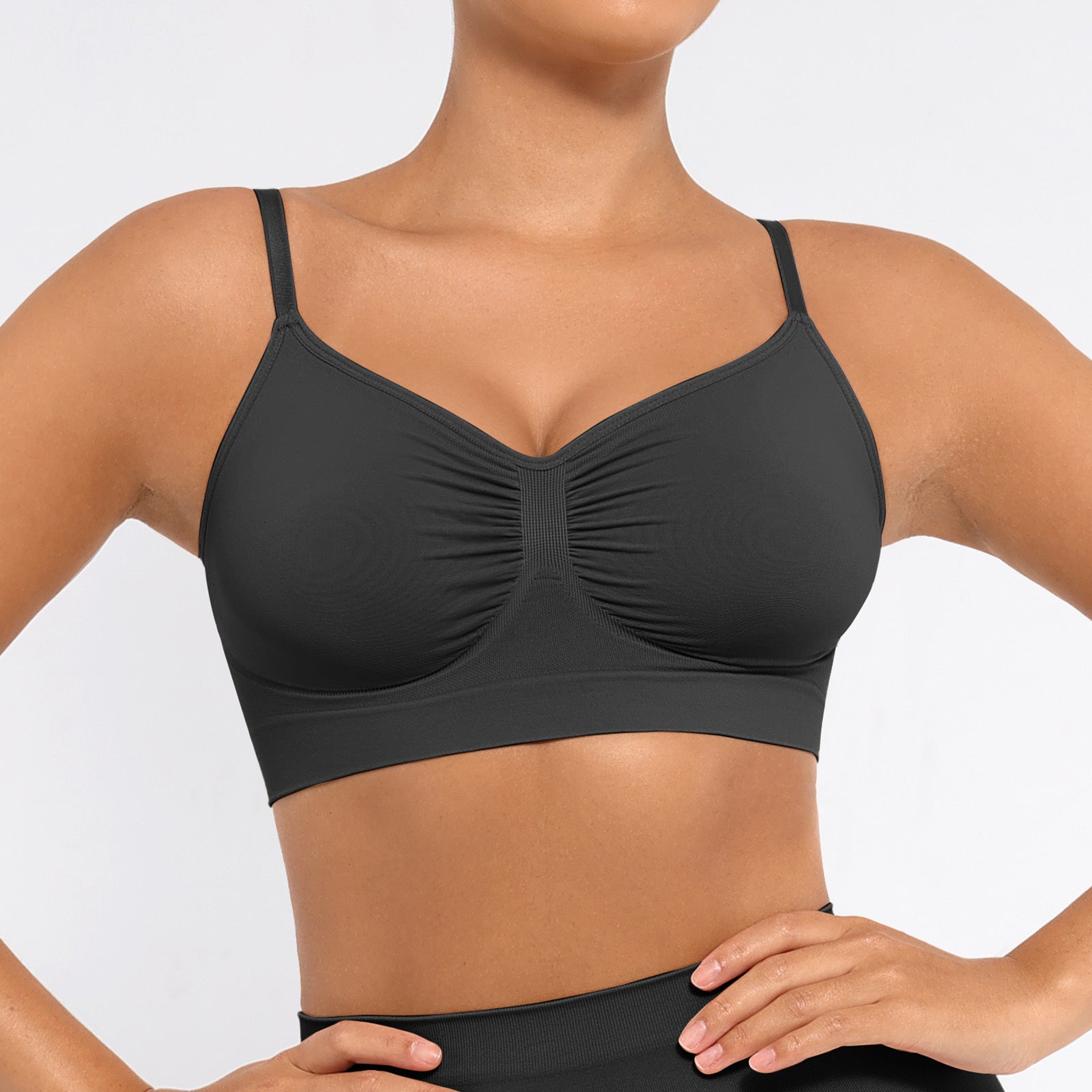 Women's Sports Bra - Seamless, Wireless detail view