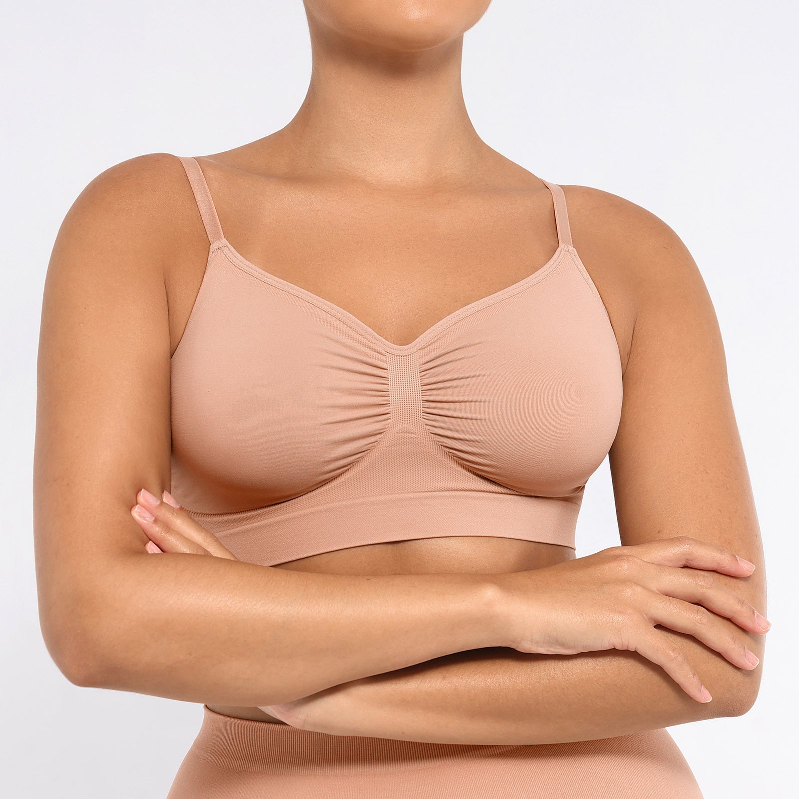 Women's Sports Bra - Seamless, Wireless detail view